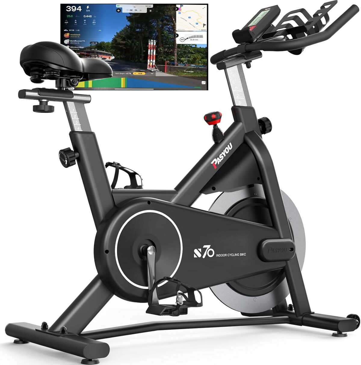 Test du PASYOU S70 : vélo de fitness cardio avec résistance magnétique