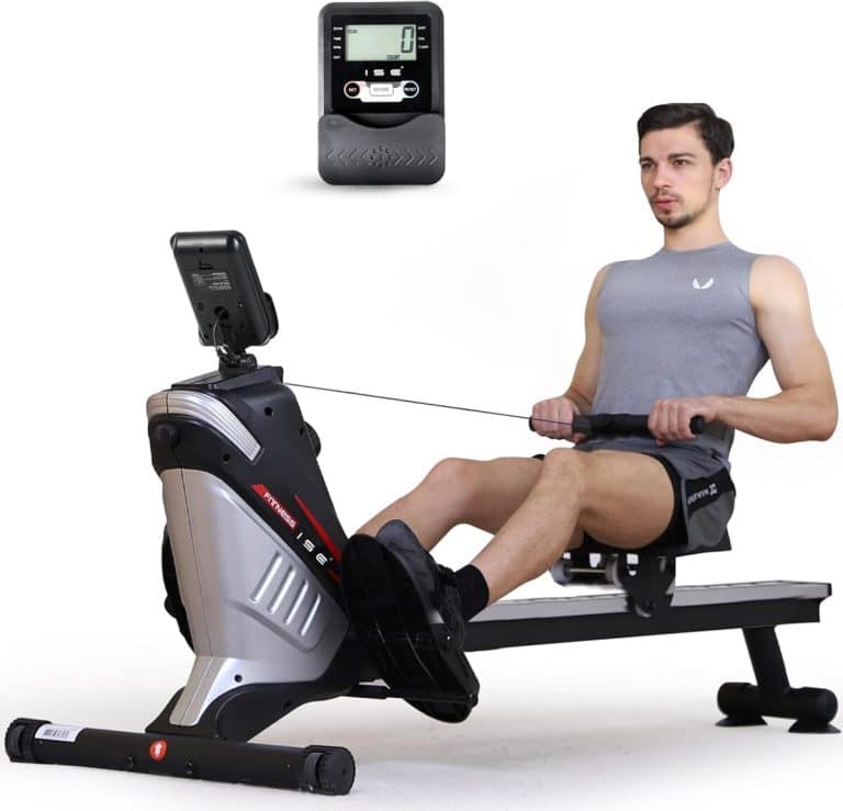 Rowing Machine Rameur De Fitness Hydraulique En Acier, Pliable, Pour La Maison, Avec écran LCD, Charge Maximale De 120 Kg, Appareil D'entraînement Pour L'entraînement De Tout Le Corps Rameur Magnétique