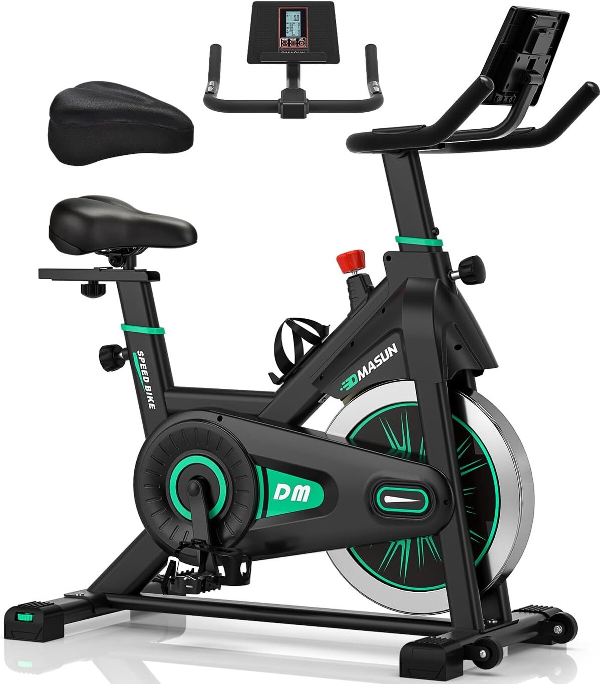 Test du vélo d'appartement DMASUN Pro : performance silencieuse et capacité élevée