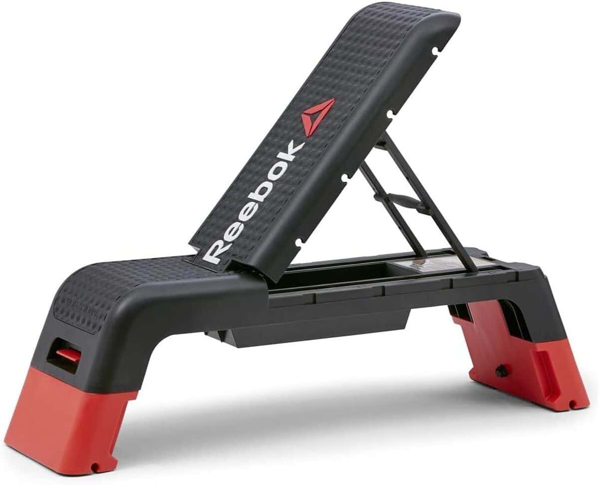 Test : reebok banc multifonctions noir/rouge