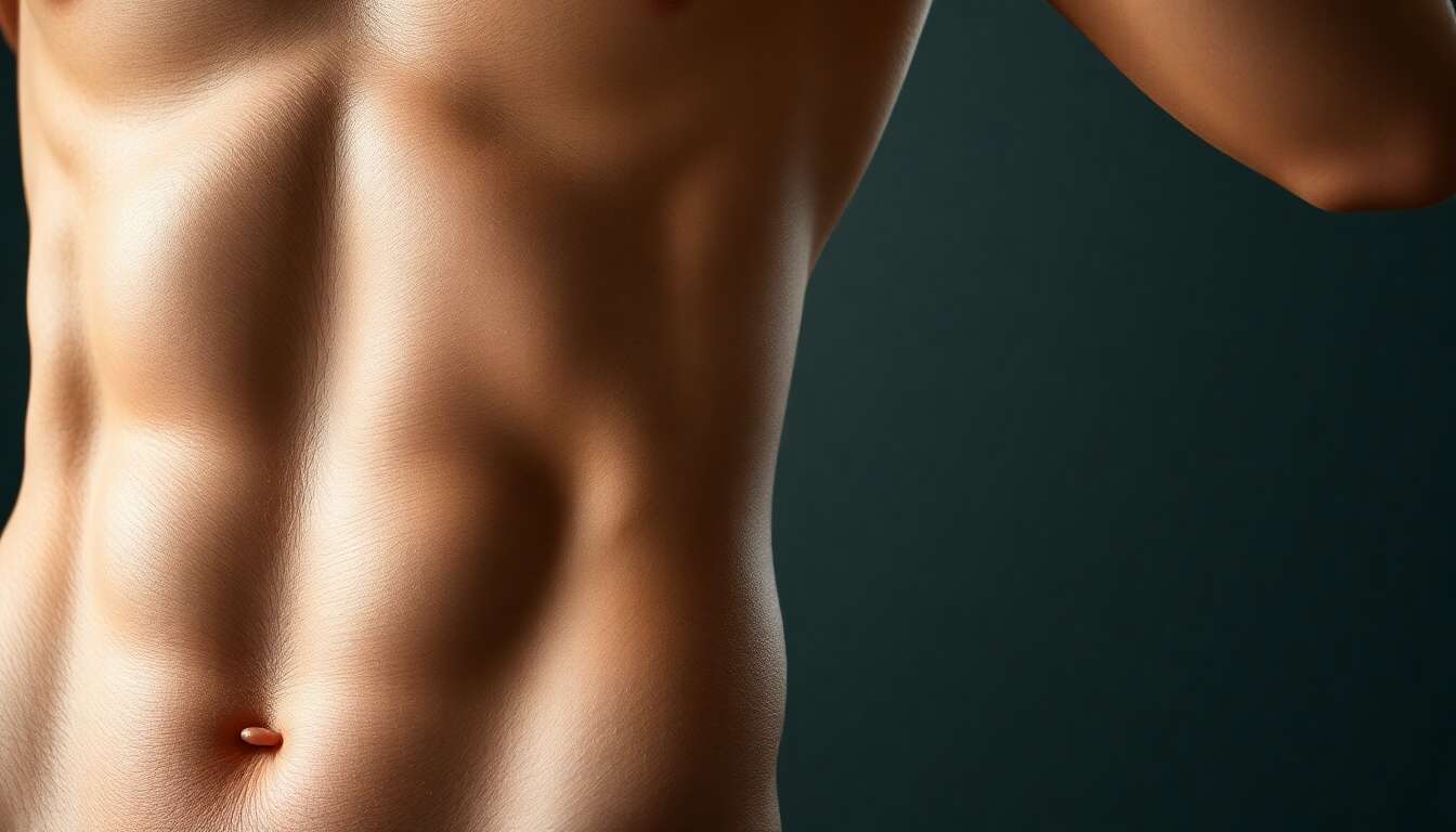 Le pourcentage de gras n&eacute;cessaire pour voir ses abdominaux