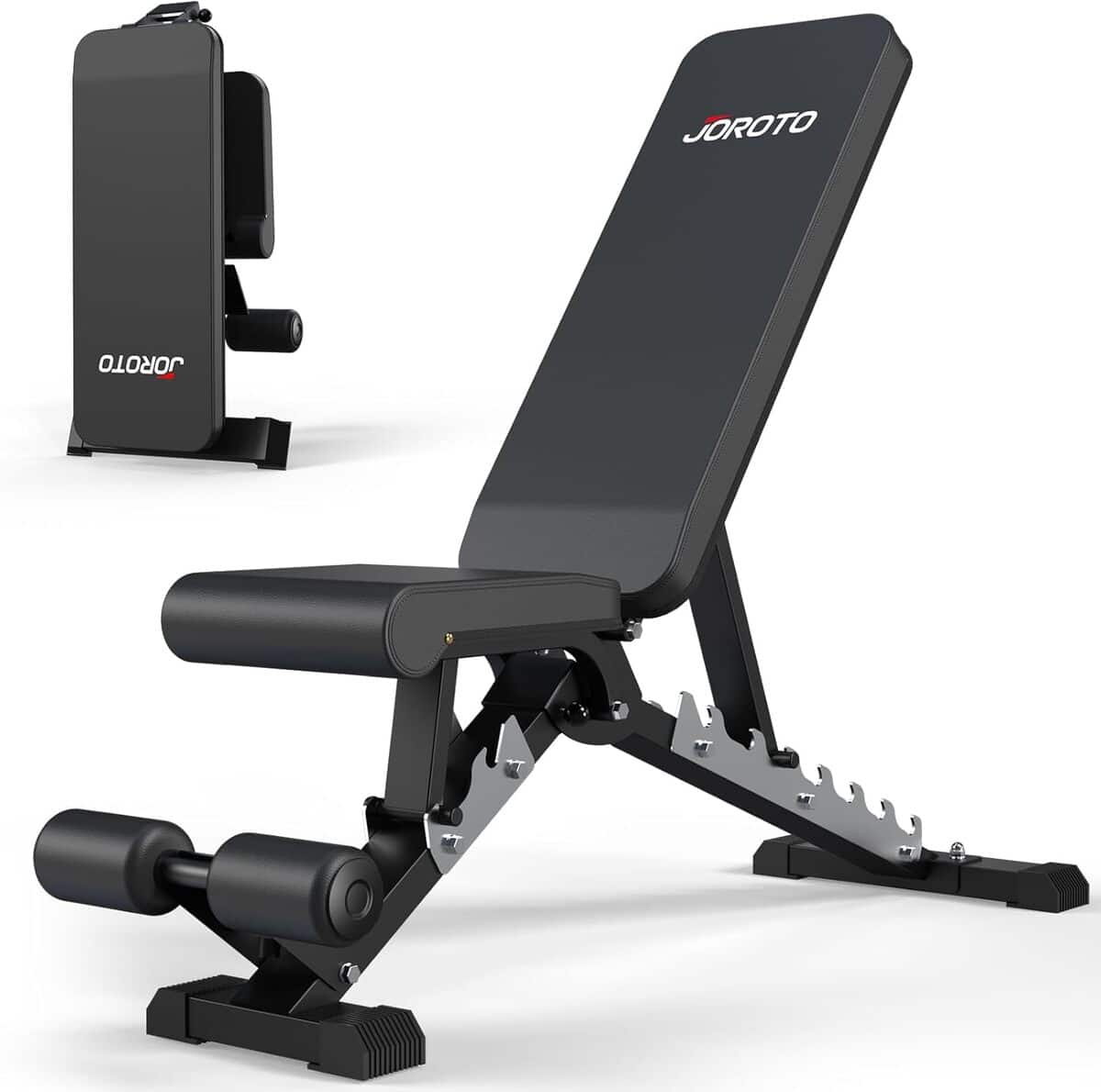 Test du banc de musculation Joroto MD60 puissant et pliable