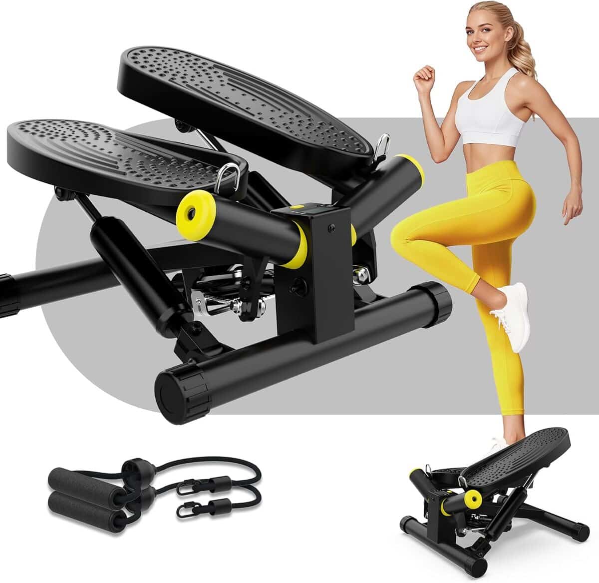 Test : mini stepper torsadé, lisse et silencieux, capacité 150 kg