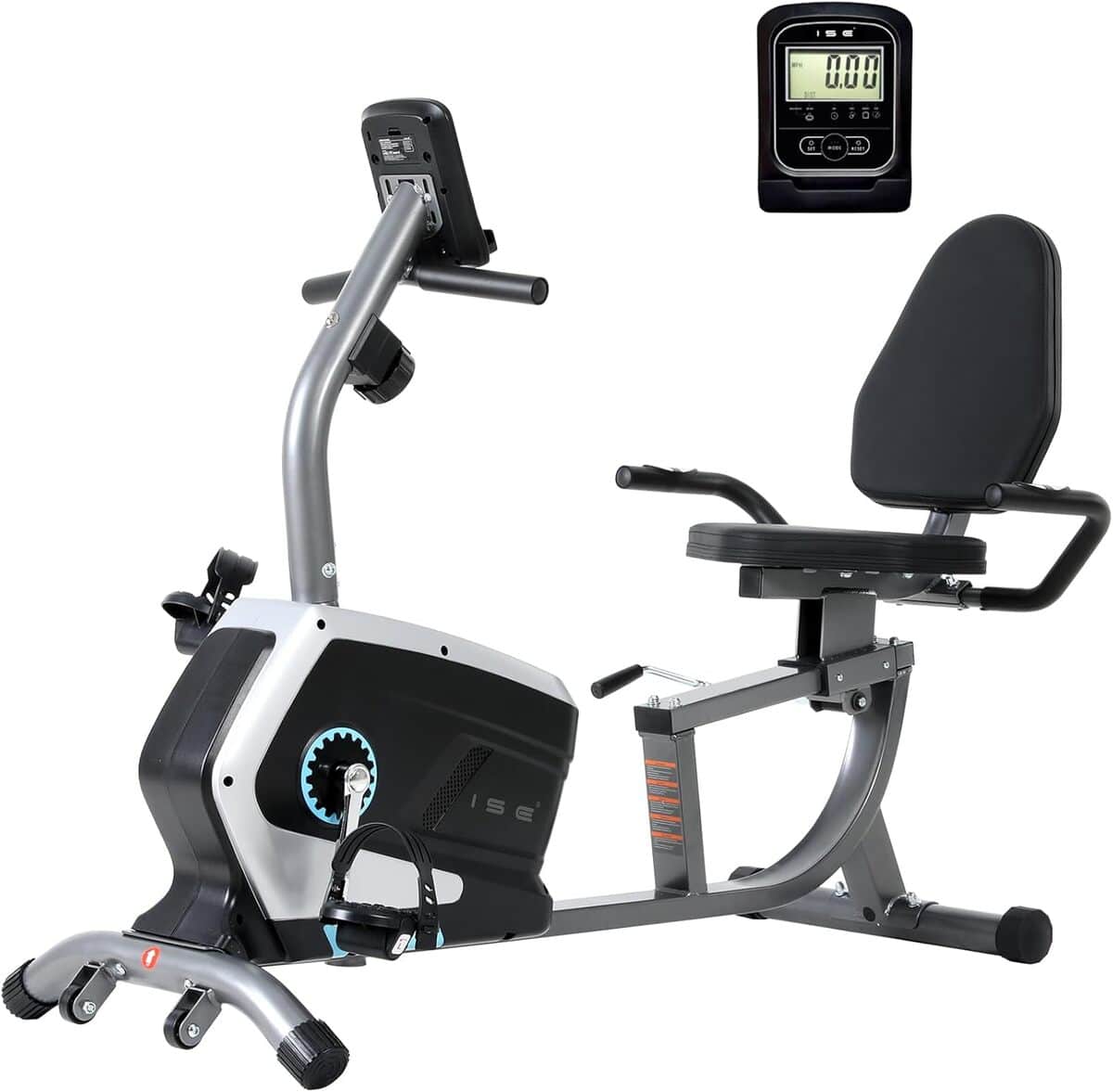Test vélo d'appartement ISE semi-allongé : performance et confort