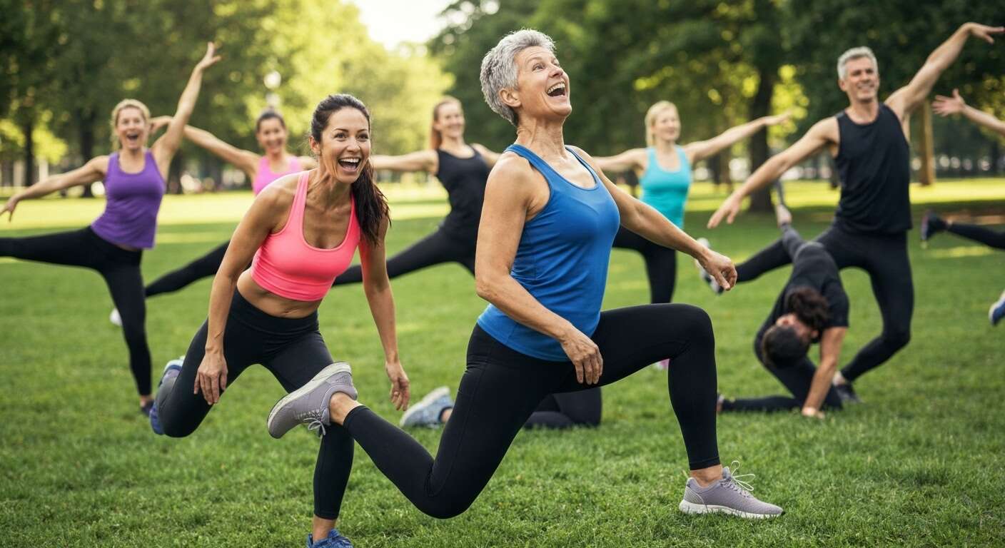 Exercices d'&eacute;tirement pour diff&eacute;rents groupes musculaires