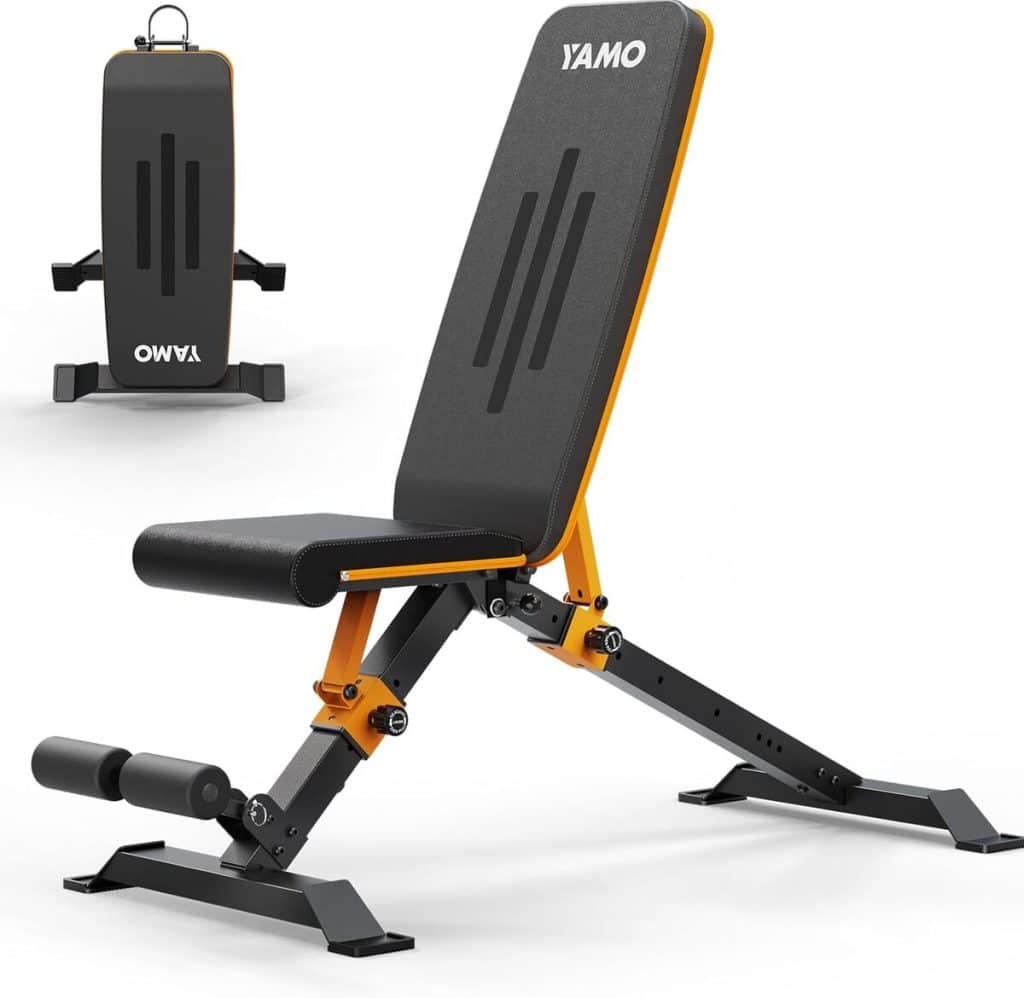 Test du banc de musculation pliable YAMO 300 kg