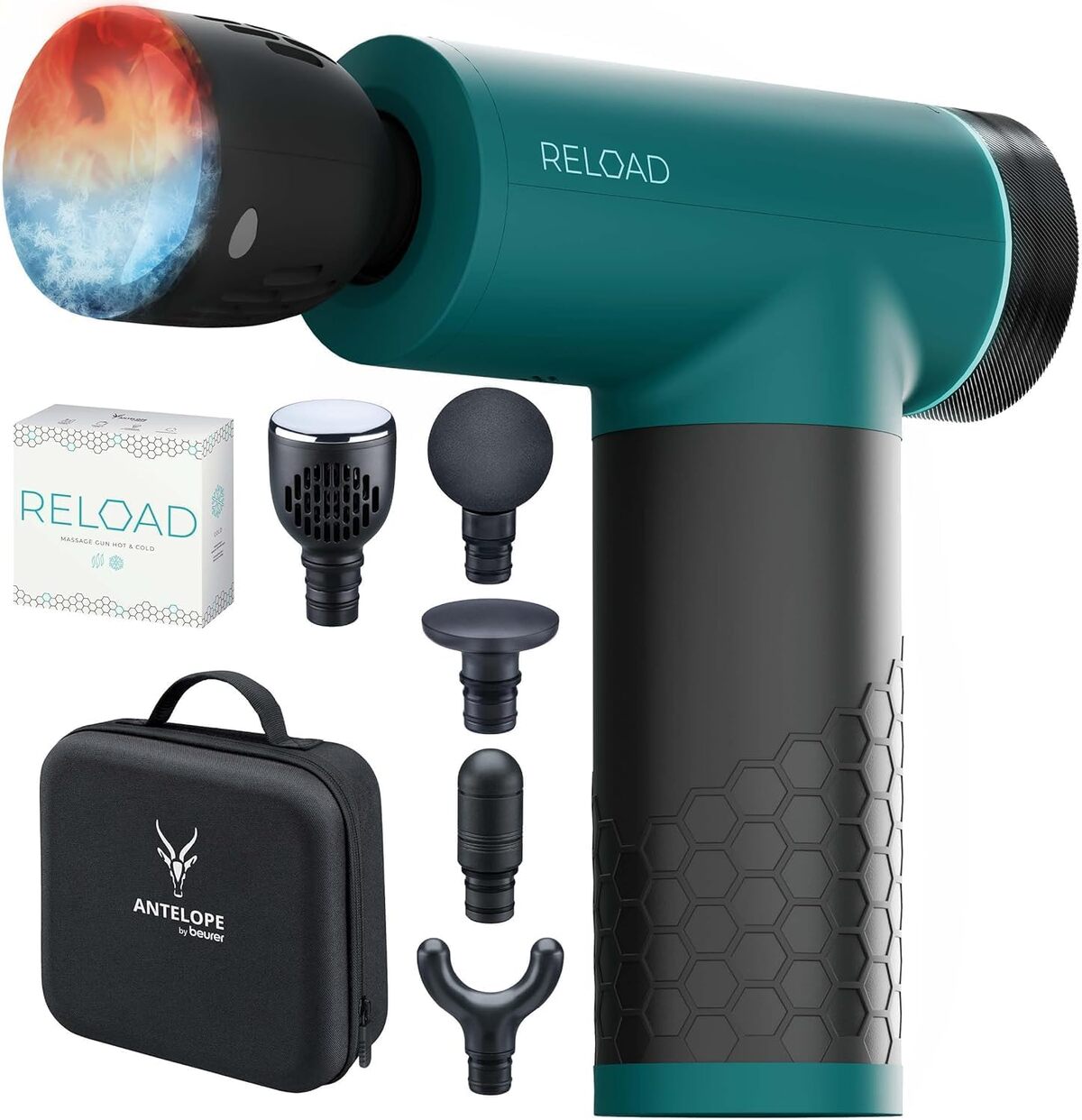 Test du pistolet de massage Antelope by Beurer RELOAD avec chaleur et froid