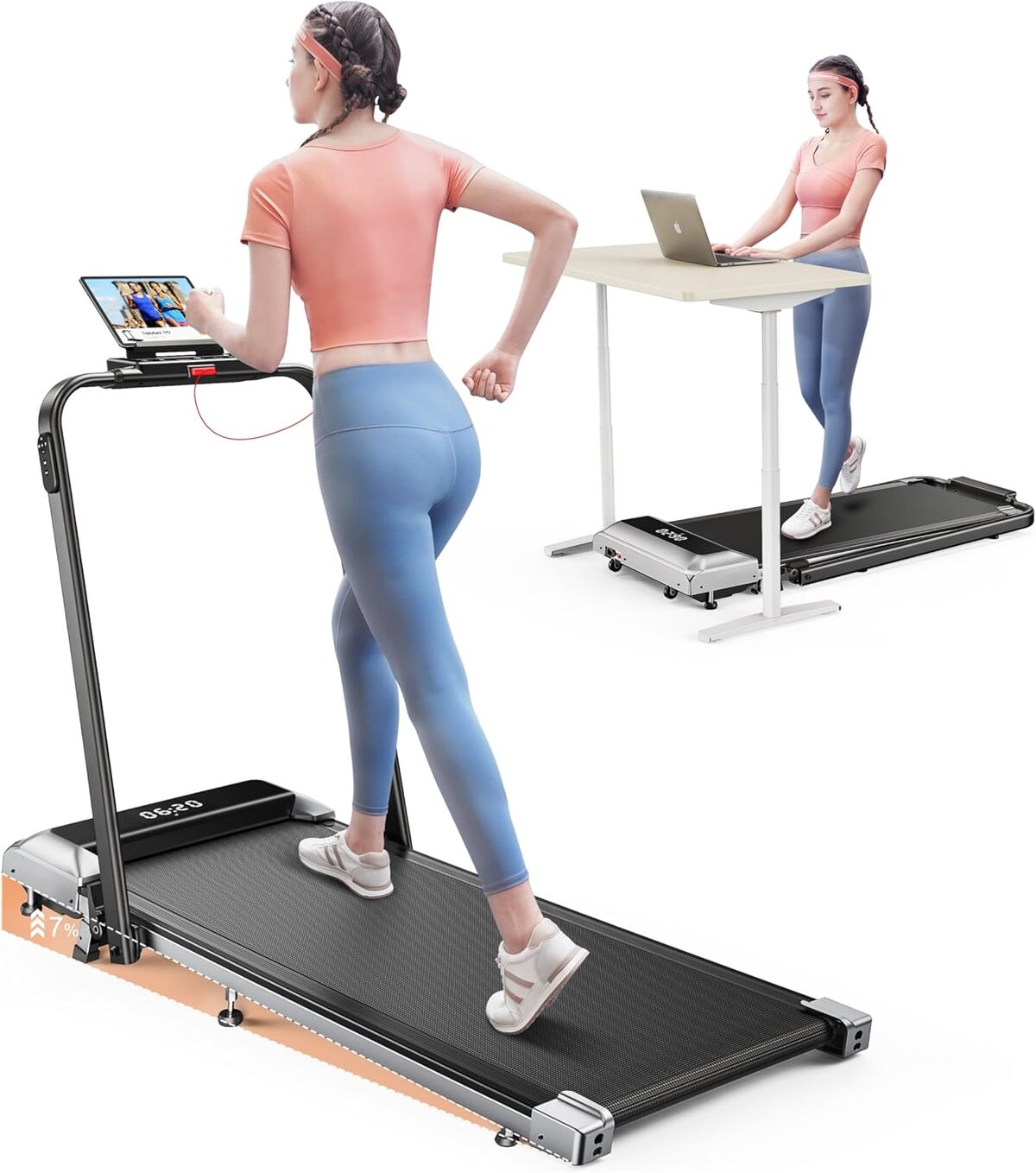 Test du tapis de course Toputure 2 en 1 : puissance et connectivité au rendez-vous