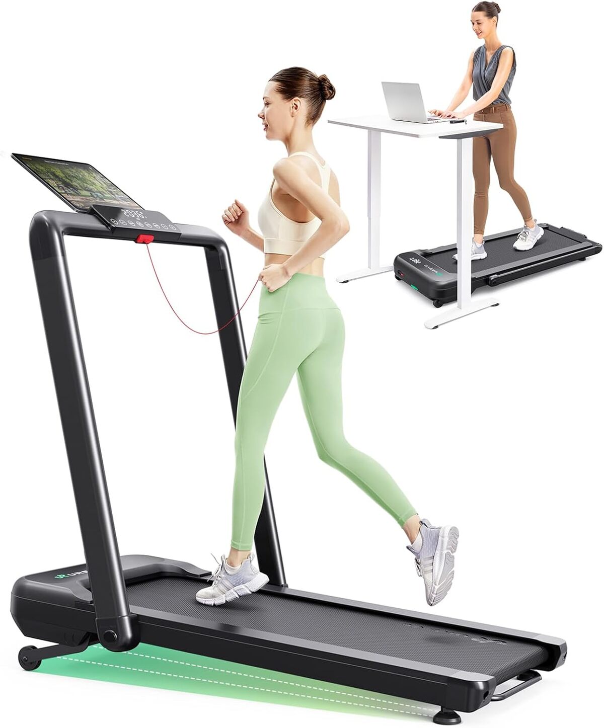 Test du tapis de course pliable Urevo : inclinaison automatique 9%