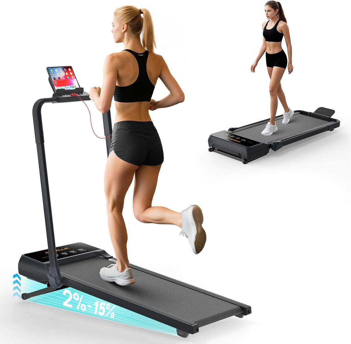 Test du tapis de marche pliable inclinable 3.5 CV