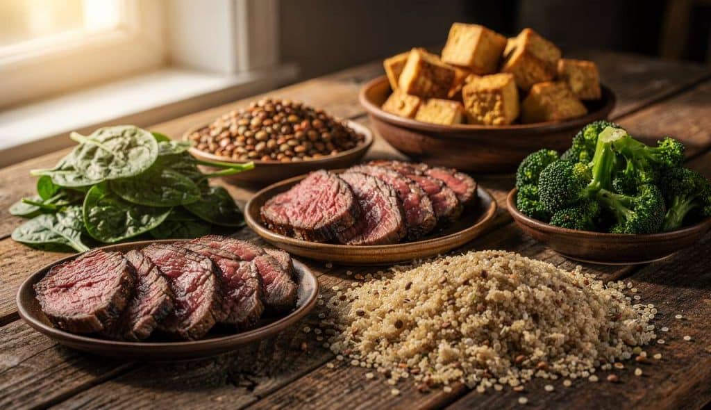 Aliments riches en fer pour optimiser vos séances de musculation