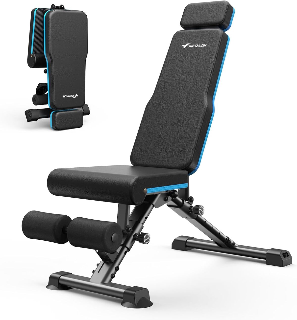 Test du banc de musculation pliable Merach 450 kg