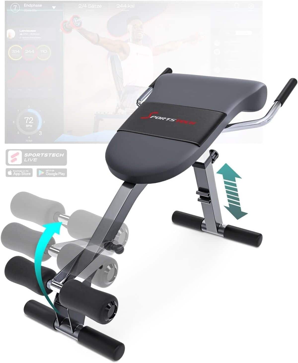 Test du banc de musculation Sportstech BRT200 : polyvalence et performance