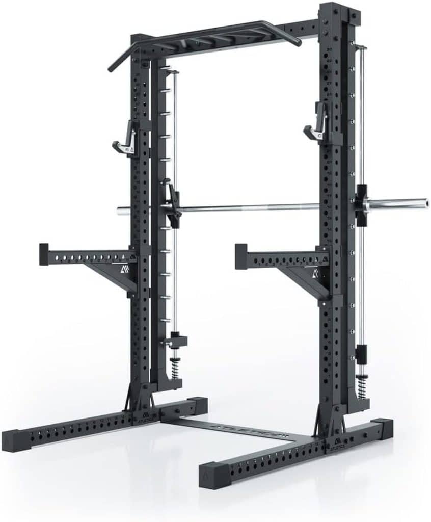 Test du rack à squat Atletica R7 Saber : puissance et modularité