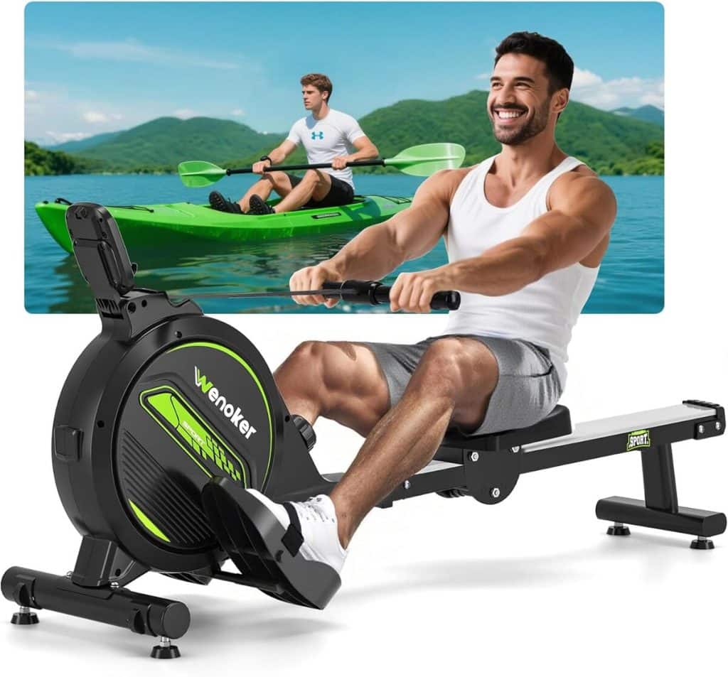 Test du rameur magnétique pliable Wenoker : confort et silence à domicile