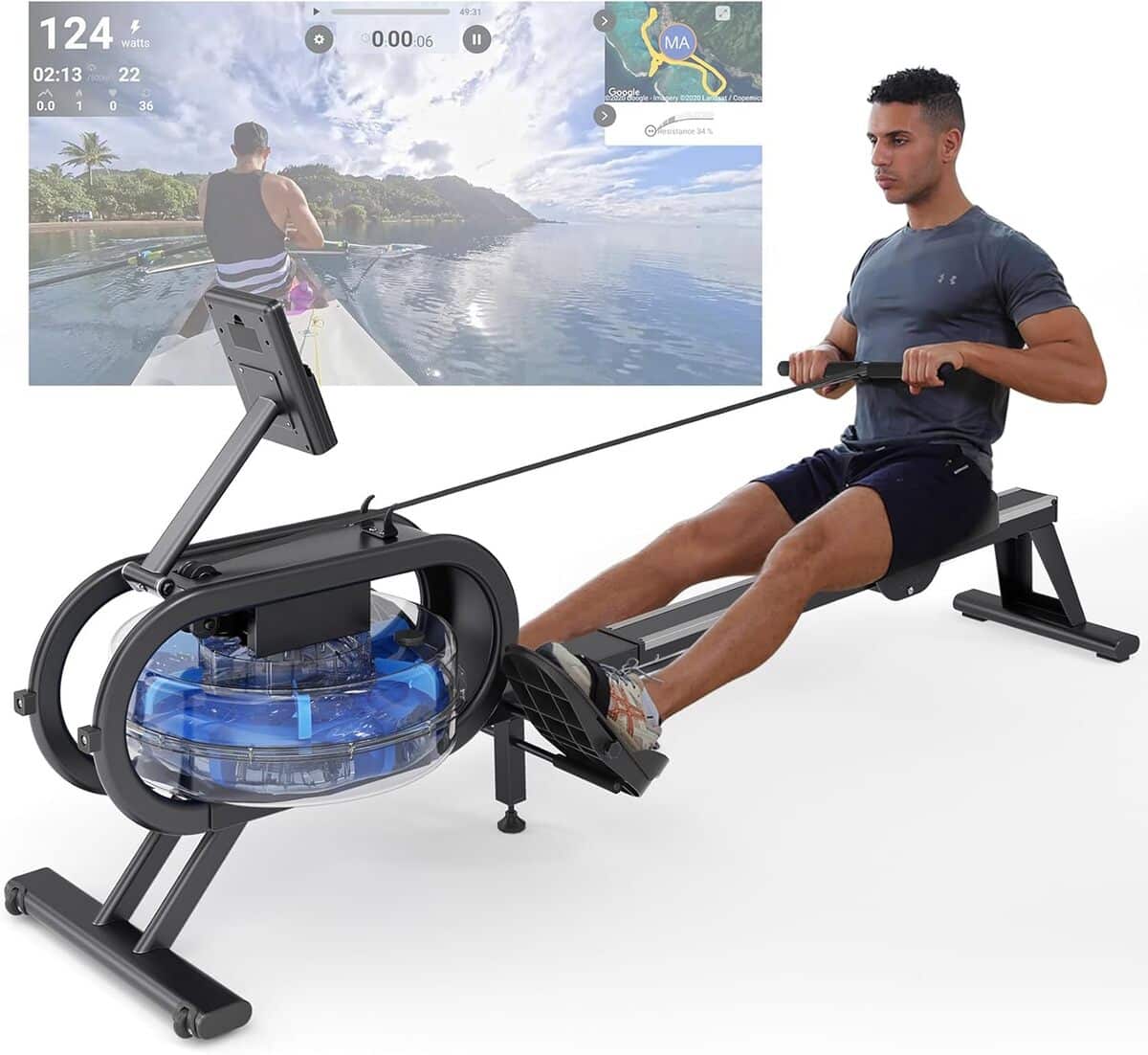 Test du rameur pliable : efficacité silencieuse et compacte