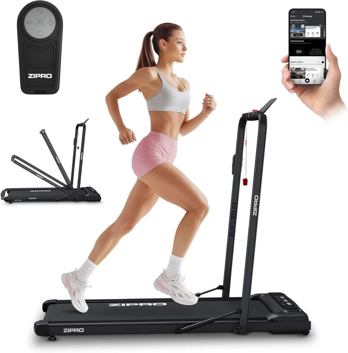 Test du tapis de course pliable ZIPRO Newlite : compact et silencieux