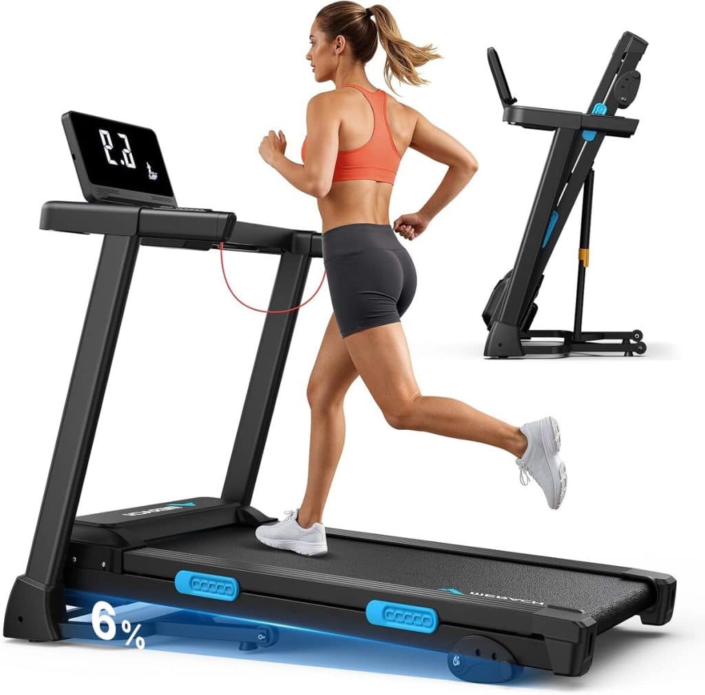 Test du tapis de marche pliable MERACH 2.5HP avec écran LED