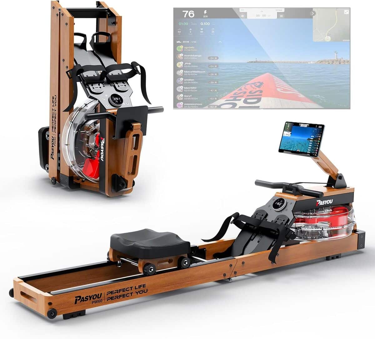 Test : rameur PASYOU PW60, efficacité et connectivité au rendez-vous