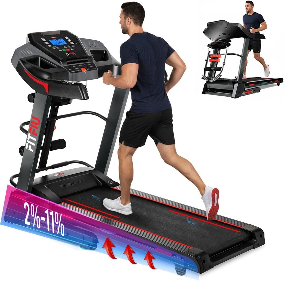 Test tapis de course Fitfiu MC-500 : puissance et connectivité