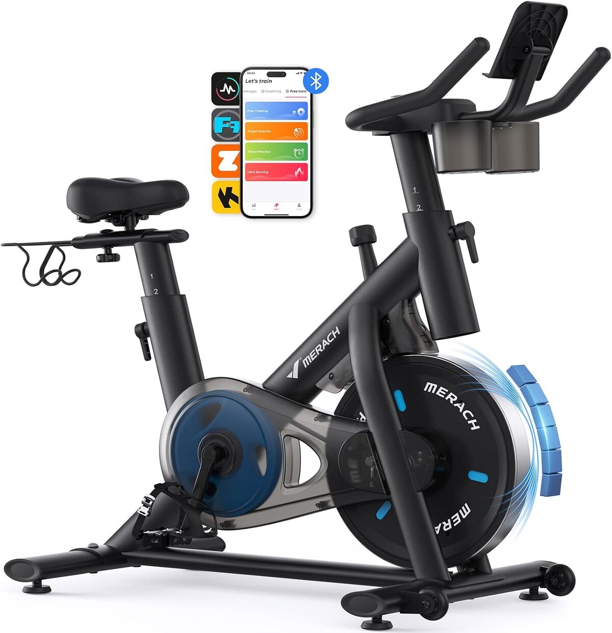 Test vélo d'appartement Merach : performance et confort silencieux
