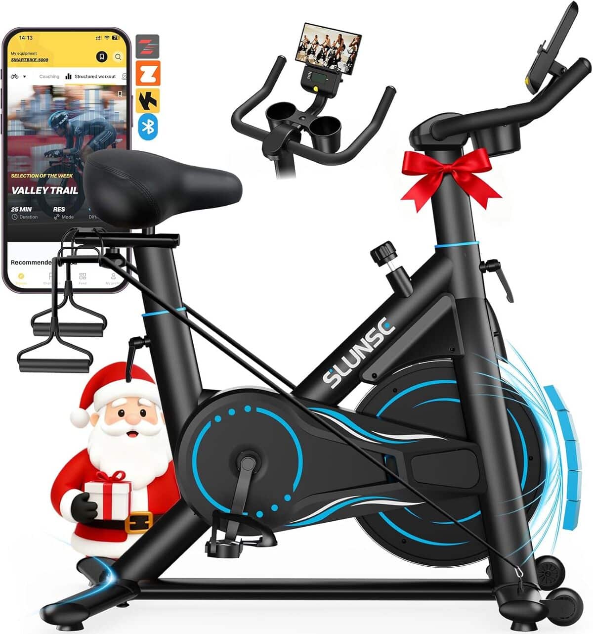 Test : vélo d'appartement SLUNSE avec résistance réglable