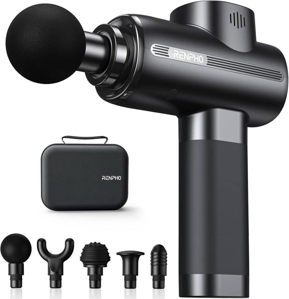 Test du pistolet de massage Renpho Active+ Thermacool Deluxe