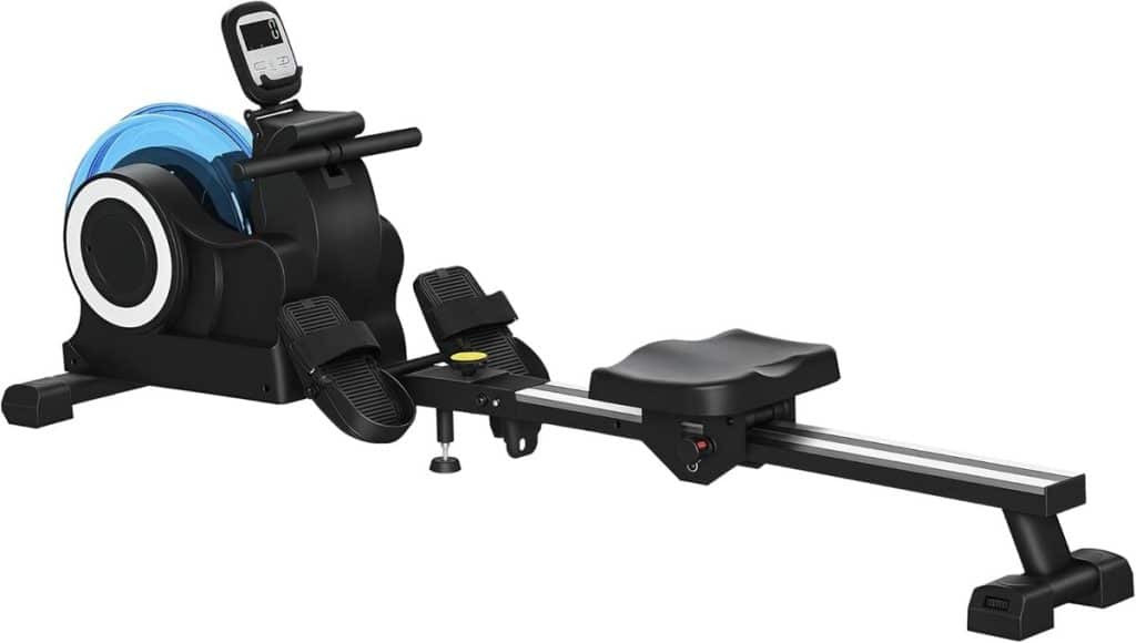 Test du rameur à eau SPORTNOW : pliable, 6 niveaux de résistance, écran LCD
