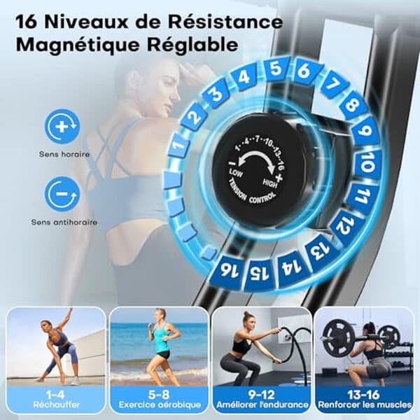 Découvrez notre avis détaillé sur le vélo d'appartement Vannect pliable avec 16 niveaux de résistance. Optez pour un équipement performant et compact pour vos séances à domicile.