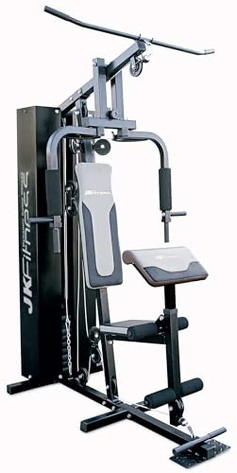 Station Musculation Multifonction 70 Kg – Câbles, Papillon, Extension Jambes, Barre Traction