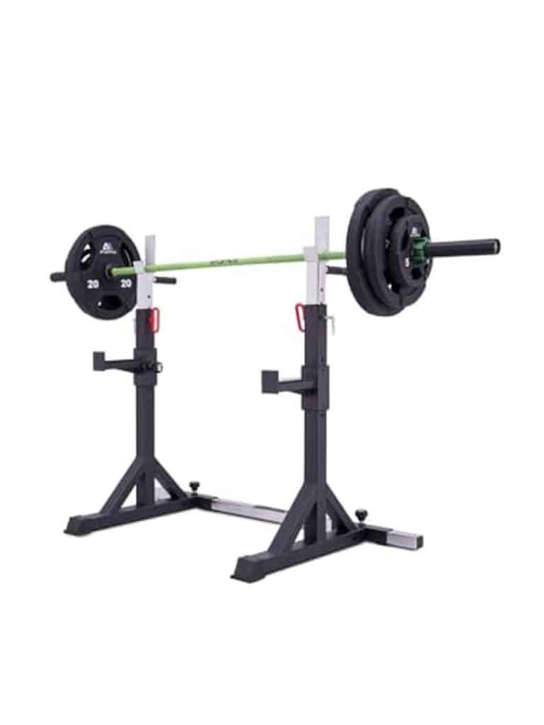 Test du rack de squat ATLETICA : support compact et réglable