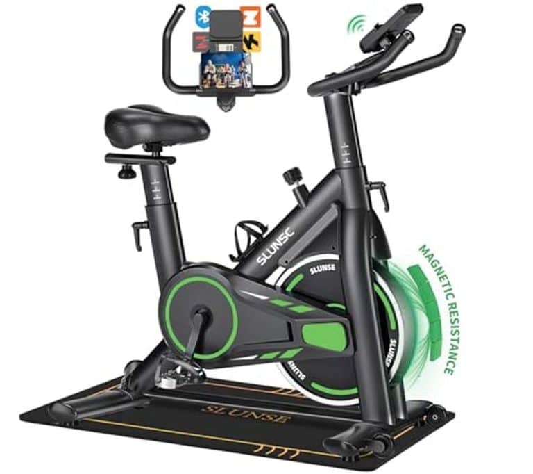 Vélo D'exercice Magnétique Avec Résistance Réglable - Double Pédale, Bouton De Contrôle - Neuf