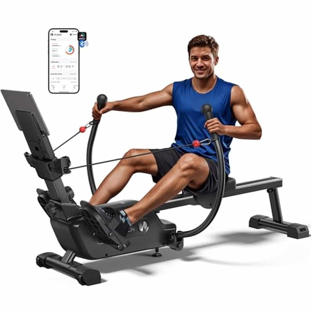 Test du rameur de musculation Merach avec système double rame amélioré