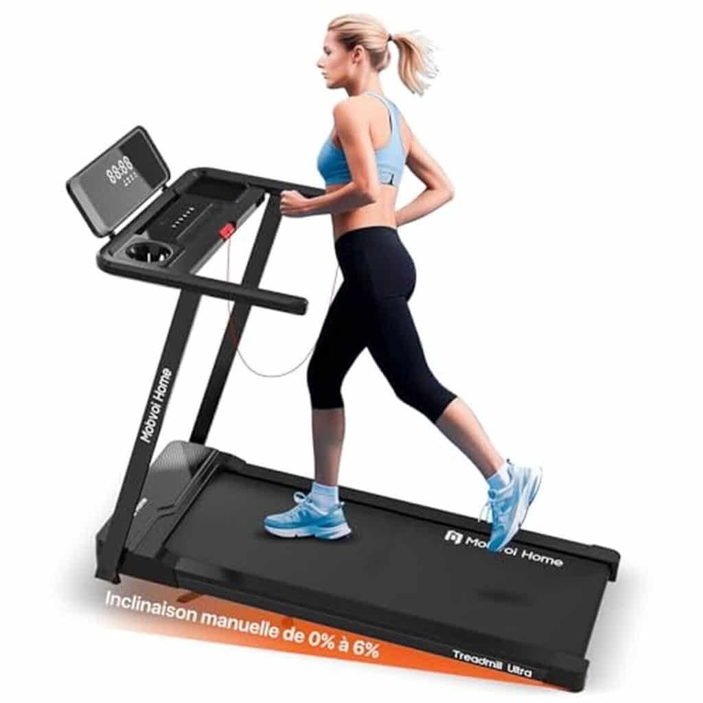 Test du tapis Mobvoi Ultra 3 en 1 : puissance 2, 5 CV et incline 6%