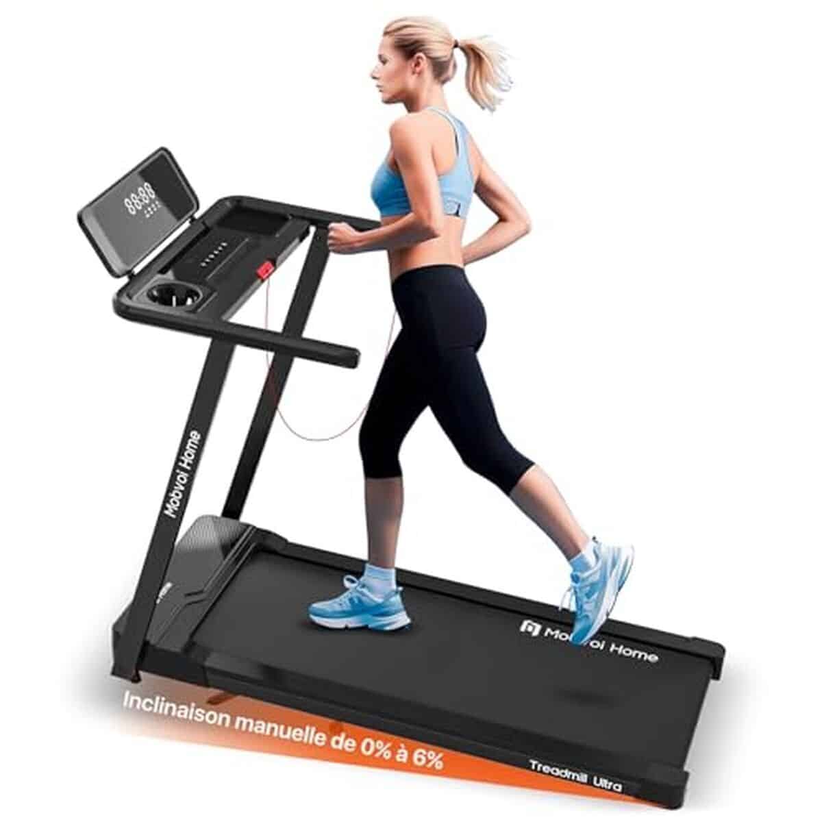 Test du tapis Mobvoi Ultra 3 en 1 : puissance 2, 5 CV et incline 6%