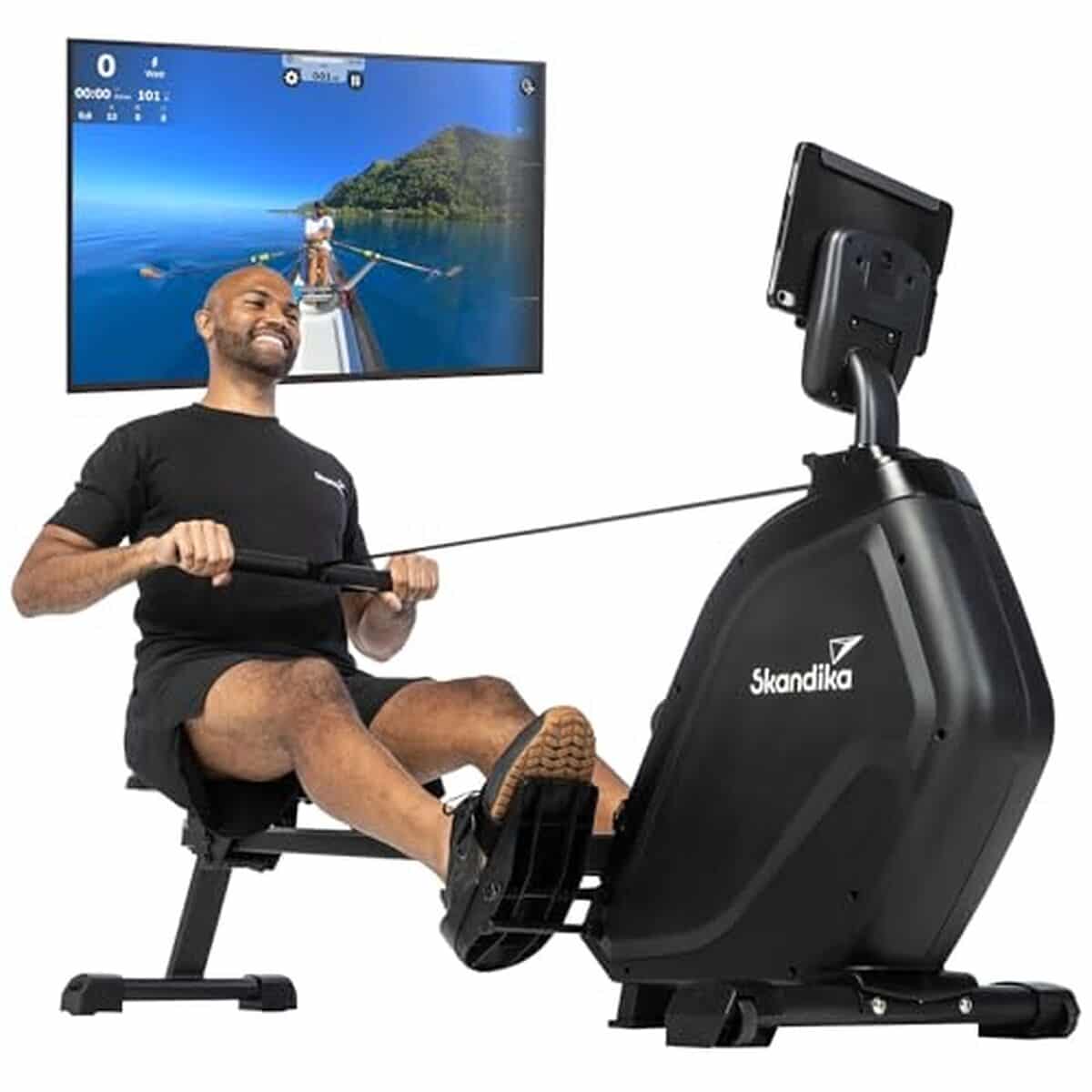 Test : rameur pliable Skandika Munin, 16 niveaux, freinage magnétique